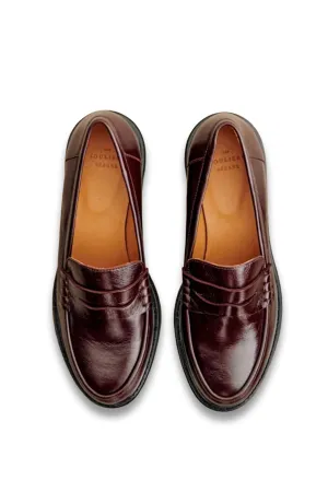 Albane Loafers - Glossy Burgundy