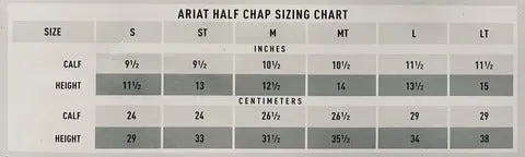 Ariat Kid's All Around III Chaps - Leather Half Chaps for Young Riders