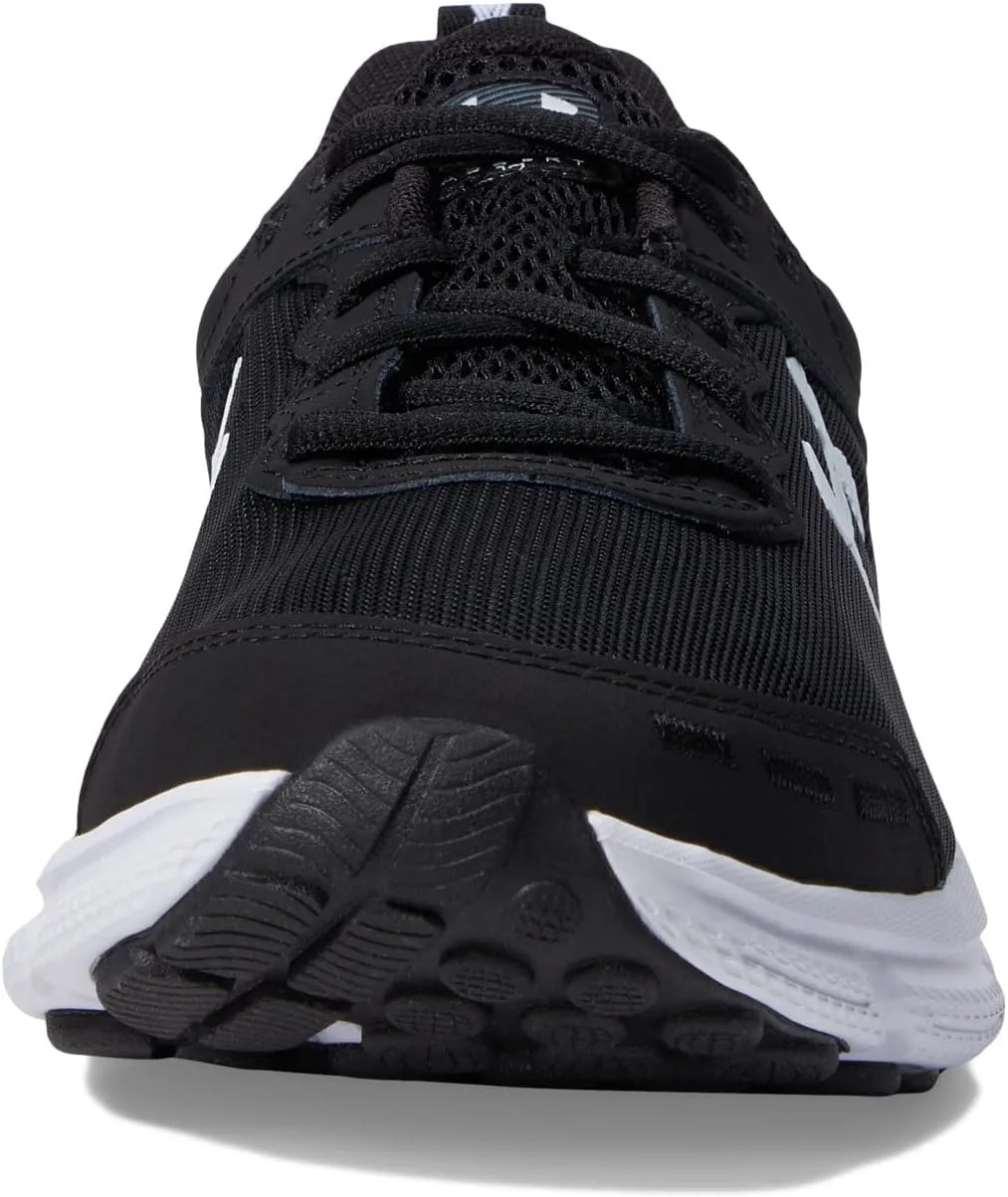 Charged Assert 10 Under Armor Sneakers, Black/Black/White