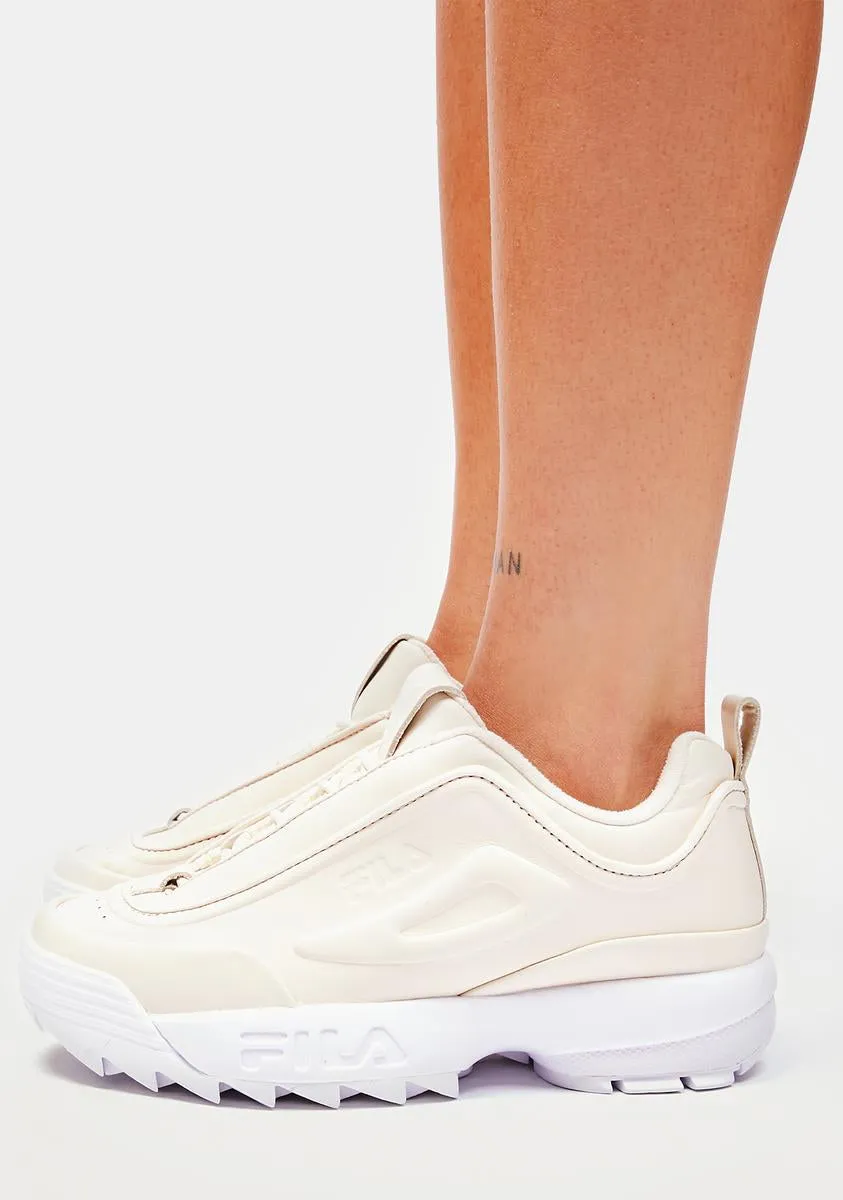 Gardenia White Disruptor Zero Sneakers