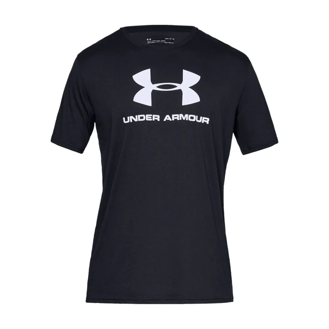 UNDER ARMOUR MEN SPORTSTYLE LOGO SHORT SLEEVE ROUND NECK BLACK